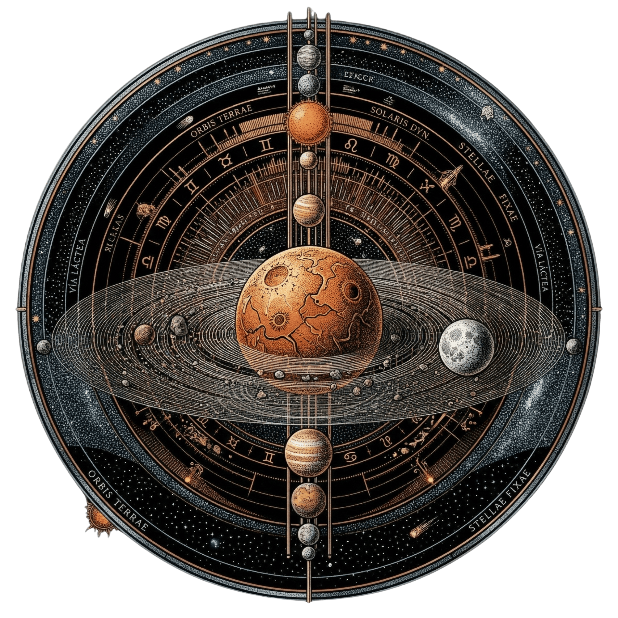 Kozmik düzen - Gezegen ve burç haritası